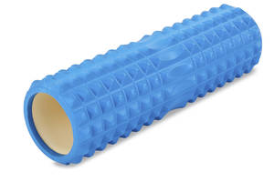 Роллер для занятий йогой и пилатесом Grid Spine Roller FI-6674 d-14см, l-45см Синий