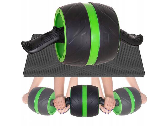 Ролик (колесо) для преса з поворотним механізмом Springos AB Wheel FA5010 Black/Green