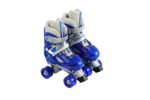 Роликовые коньки Best Roller 31-34 светящиеся PVC колёса Blue (141163)