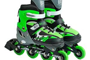 Роликовые коньки Best Roller 34-37 21.5-24 Green (151228)