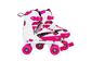 Роликовые коньки квади SportVida Size 35-38 White/Pink SV-LG0055