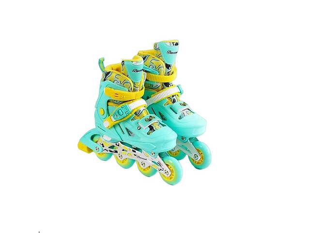 Роликовые коньки с защитой Banwei Skates 35 - 38 Turquoise (141126)