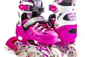 Роликовые коньки Scale Sports 34-37 Pink (1516215648-M)