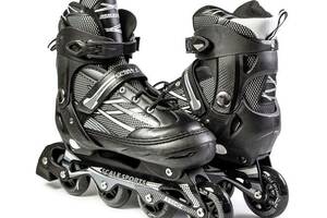 Роликовые коньки Scale Sports Adult Skates 41- 44 XL LF Black (2101754733)