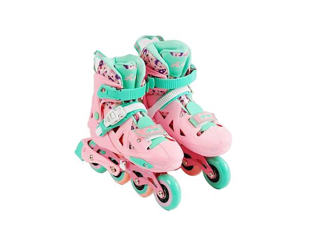 Роликовые коньки Skates Flying Eagle 34-37 Pink (141125)
