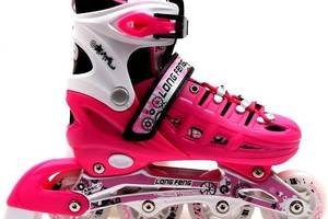 Ролики раздвижные Scale Sport размер 29-33 Pink (1516215648)