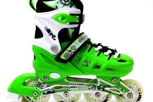 Ролики раздвижные Scale Sports размер 29-33 Green (1352221227-S)