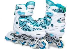 Ролики Scale Sports размер 38-41 Mint-white (LF 601B-L)