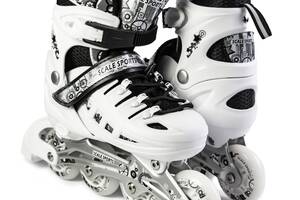 Ролики Scale Sports размер 38-41 White (1932601125-L)