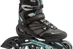 Ролики женские Rollerblade Zetrablade Women 2023 245 Черный-Голубой