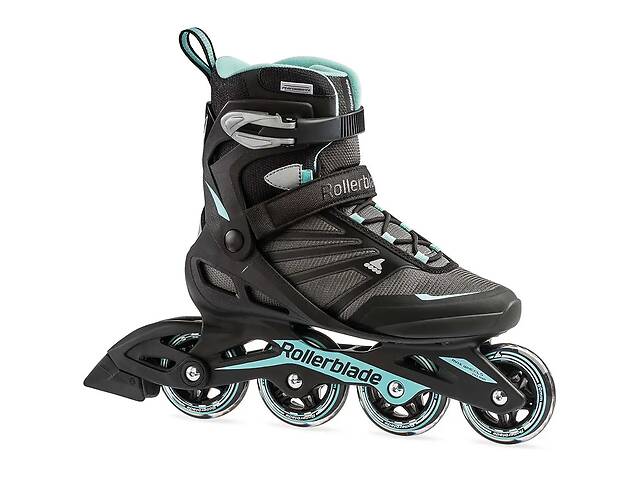 Ролики женские Rollerblade Zetrablade Women 2023 255 Черный-Голубой