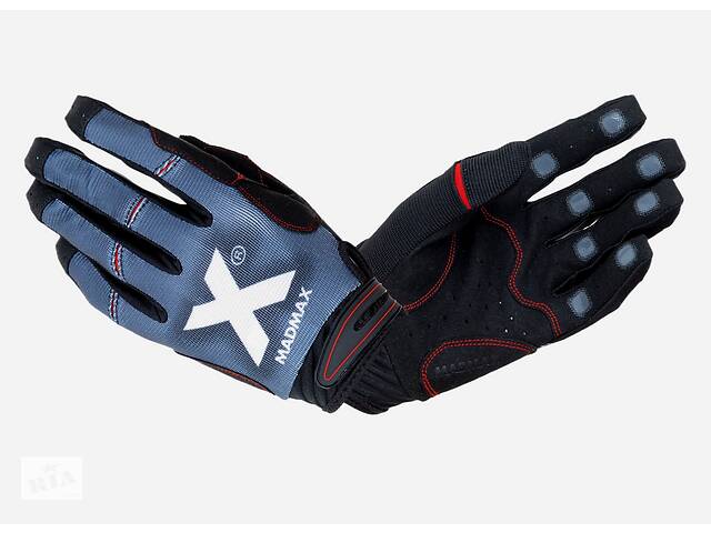 Рукавички для фітнесу MadMax MXG-102 X Gloves Black/Grey/White XL Купи уже сегодня!