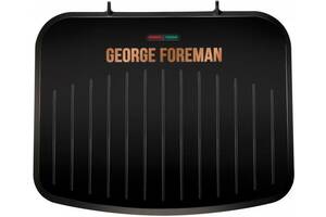 Russell Hobbs Гриль George Foreman 25811-56 Fit Grill Copper Medium, 1630 Вт, антипригарне покриття, чорниймідь