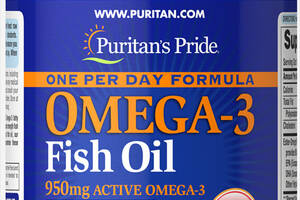Рыбий жир Омега-3 Puritans Pride 1360 мг 90 капсул (32108)