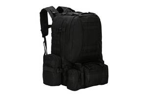 Рюкзак тактический +3 подсумка AOKALI Outdoor B08 75L Black (5367-17008)