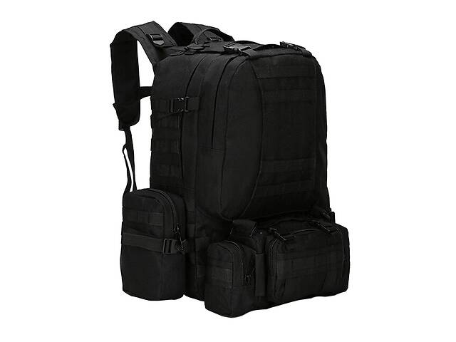 Рюкзак тактический с подсумками AOKALI Outdoor B08 Black