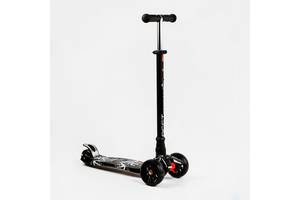 Самокат Best Scooter MAXI S 4 колеса PU СВЕТ Lightning 60 кг Разноцветный (111811)