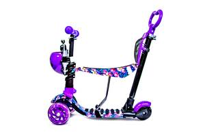 Самокат детский Scooter Божья коровка 5 in 1 Orchid Фиолетовый (862127250)