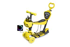 Самокат детский Scooter Божья коровка 5 in 1 Yellow (1452070781)