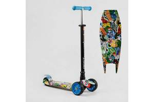 Самокат детский трехколесный с подсветкой Best Scooter MAXI Stick2 S - 11901