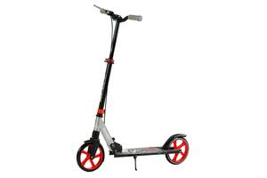 Самокат двухколесный Best Scooter PU колеса 1 амортизатор Black and Red (147538)