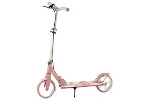 Самокат двухколесный Best Scooter PU колеса 1 амортизатор Pink (147564)