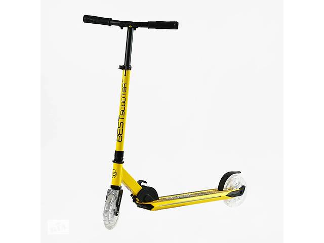 Самокат двухколесный Best Scooter PU колеса 145 мм Yellow (150271)