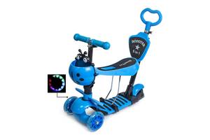 Самокат многофункциональный Scooter Божья коровка 5in1 Blue (1466627833)