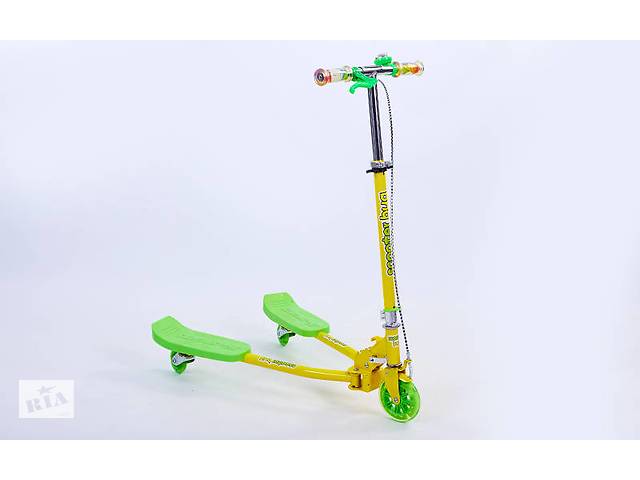 Самокат-трайк planeta-sport TRIKKE BUG 3-х кол TR-4502 Желтый