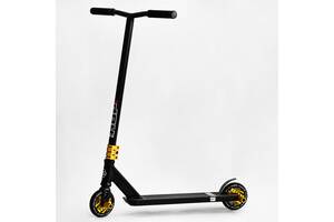 Самокат трюковый Best Scooter Hop Pro HIC-система пеги алюминиевый диск и дека колёса PU Black (115638)