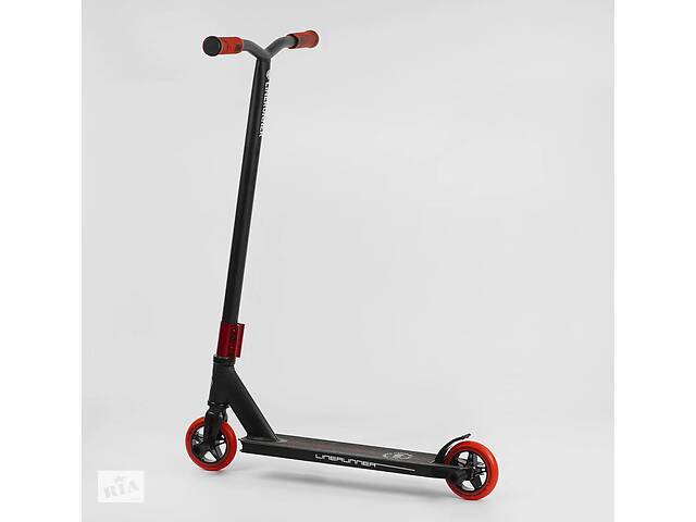 Самокат трюковый Best Scooter LineRunner 50х10 см Black with Red (129760)