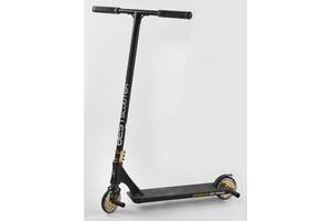 Самокат трюковый Best Scooter 'SIMBIOTE' HIC-система, ПЕГИ, алюминиевый диск и дека Black/Gold (102307)