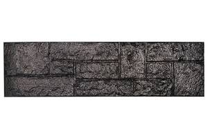 Самоклеящаяся 3D панель камень черный 1115х300х11мм (197) (SW-00001374)