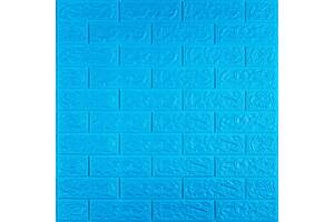 Самоклеющаяся 3D панель под синий кирпич 700x770x5мм (3-5) (SW-00000154)