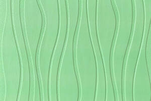 Самоклеющаяся 3D панель светло-зеленые волны 600x600x6мм (SW-00001327)