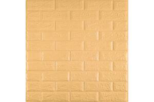 Самоклеющаяся 3D панель желто-песочный кирпич 700x770x5мм (9-5) (SW-00000028)