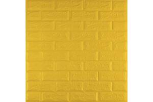 Самоклеющаяся 3D панель под желтый кирпич 700x770x5мм (10-5) (SW-00000146)