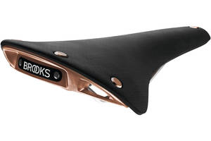 Седло велосипедное Brooks Cambium C17 Special Organic Black with Copper Riv Черный/Оранжевый (1007-016329)