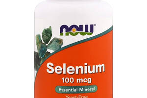 Селен, Selenium, Now Foods, 100 мкг, 250 таблеток