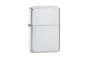 Серебряная бензиновая зажигалка Zippo 13 Brushed Finish Sterling Silver (13)