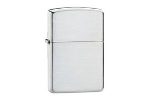 Серебряная бензиновая зажигалка Zippo 27 Armor Brushed Finish Sterling Silver (27)