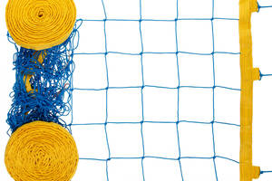 Сетка для волейбола SP-Planeta ЭЛИТ 15 Норма SO-9555 9x0,9м Синий-желтый