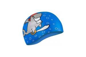 Шапка для плавания Aqua Speed KIDDIE Shark 1783 (142-Shark) синий Дет OSFM (5908217617835)