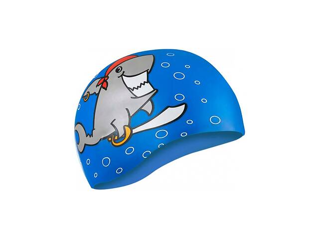 Шапка для плавания Aqua Speed KIDDIE Shark 1783 (142-Shark) синий Дет OSFM (5908217617835)