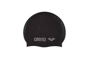 Шапка для плавания Arena CLASSIC SILICONE JR (91670-055) черный Дет OSFM