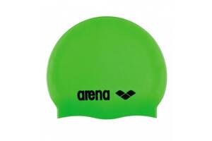 Шапка для плавания Arena CLASSIC SILICONE JR (91670-065) зеленый Дет OSFM