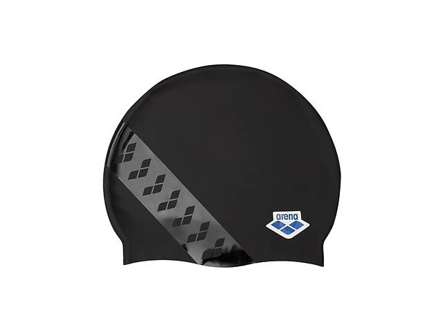 Шапка для плавания Arena TEAM STRIPE CAP (001463-105) черный Уни OSFM