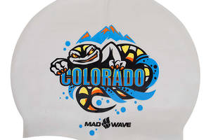 Шапочка для плавания Colorado M055838 Mad Wave Серебряный (60444187)
