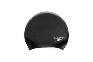 Шапочка для плавания Speedo Long Hair Cap Au Черный (8-061680001) (5051746922656)