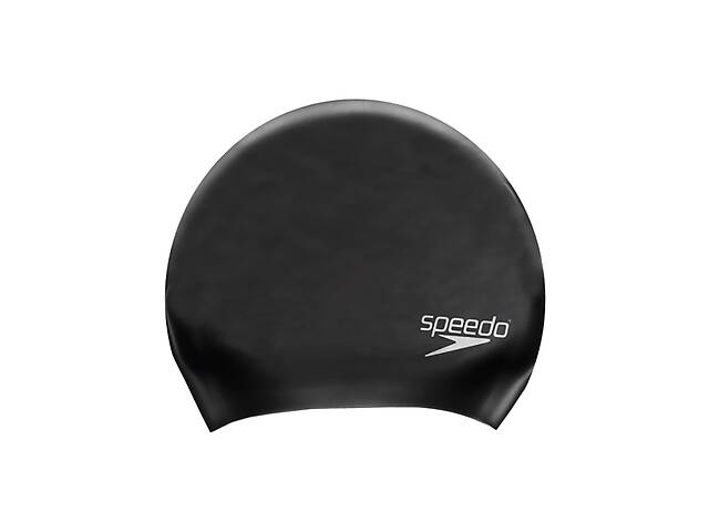 Шапочка для плавания Speedo Long Hair Cap Au Черный (8-061680001) (5051746922656)